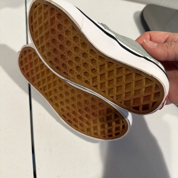 Vans Classic Checkerboard Gray/White Boy's Slip On Skate Shoes-Sz 10.5 NWOB - Picture 5 of 6